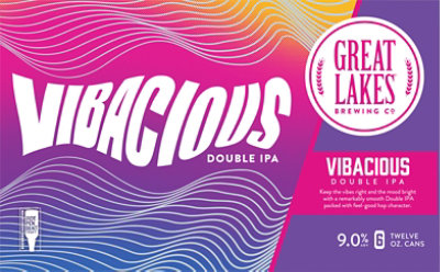 Great Lakes Vibacious Double IPA In Cans - 6-12 Fl. Oz. - Image 3