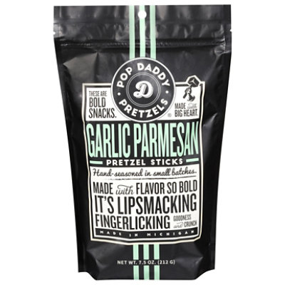 Pop Daddy Garlic Parmesan Pretzels - 7.5 Oz - Image 3