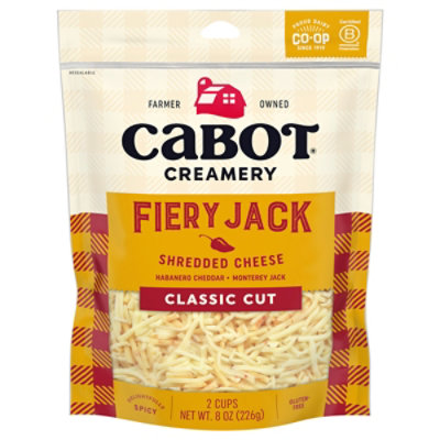 Cabot Fiery Jack Shredded Cheese - 8 Oz - Image 2