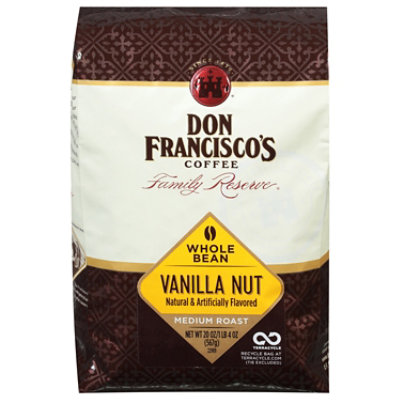 Don Francisco's Vanilla Nut Whole Bean Coffee Large Bag - 20 Oz - Image 3