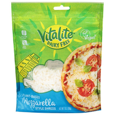 Vitalite Plant Based Cheese Shred Mozzarella - 7 Oz - Image 3