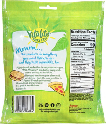 Vitalite Plant Based Cheese Shred Mozzarella - 7 Oz - Image 6