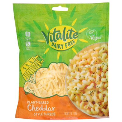 Vitalite Plant Based Yellow Cheddar Shred - 7 Oz - Image 3