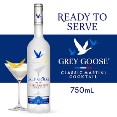 Grey Goose Classic Dry Vodka Martini Cocktail - 750 Ml - Image 1