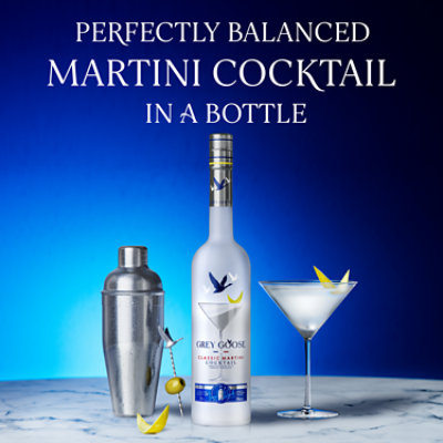 Grey Goose Classic Dry Vodka Martini Cocktail - 750 Ml - Image 2