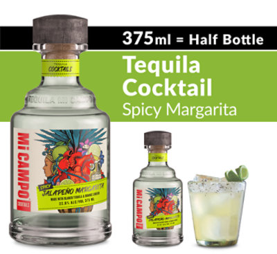 Mi CAMPO Ready To Drink Spicy Jalapeno Margarita - 375 Ml - Image 1