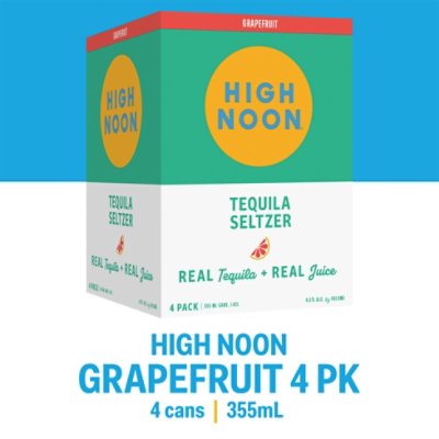 High Noon Grapefruit Tequila - 355 Ml - Image 2