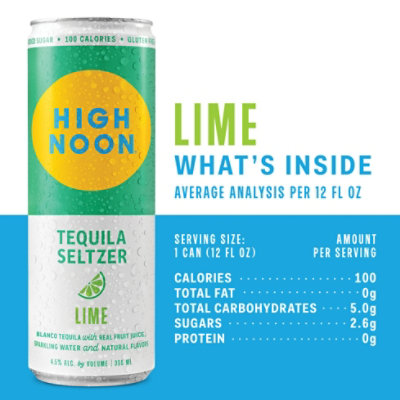 High Noon Lime Tequila - 355 Ml - Image 4