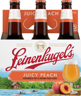 Leinenkugels Juicy Peach Craft Beer 4.4% ABV Bottles - 6-12 Fl. Oz. - Image 6