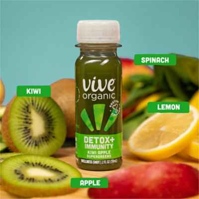 Vive Organic Detox + Immunity Kiwi Apple Wellness Shot - 2 Fl. Oz. - Image 3