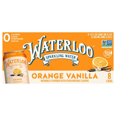 Waterloo Orange Vanilla - 8-12 Fl. Oz. - Image 2