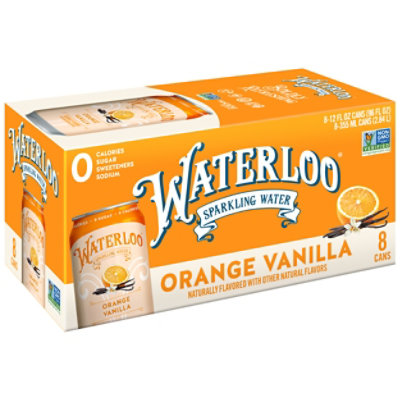 Waterloo Orange Vanilla - 8-12 Fl. Oz. - Image 1