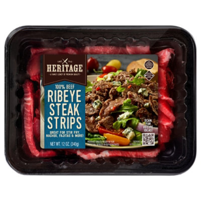 Heritage Ribeye Steak Strips - 12 Oz - Image 2