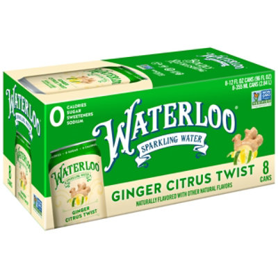 Waterloo Ginger Citrus Twist - 8-12 Fl. Oz. - Image 1