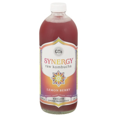 GT's Synergy Organic Lemon Berry - 48 Fl. Oz. - Image 3