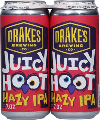 Juicy Hoot Hazy IPA In Cans - 4-16 Fl. Oz. - Image 4