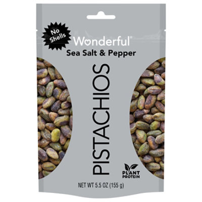 Wonderful No Shells Sea Salt and Pepper Pistachios - 5.5 Oz - Image 2