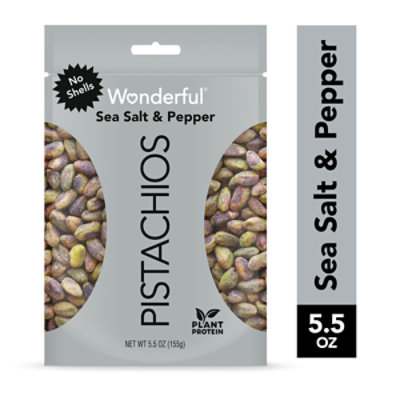 Wonderful No Shells Sea Salt and Pepper Pistachios - 5.5 Oz - Image 2