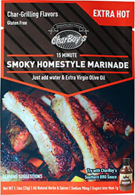 CharBoy's Homestyle Mild Makes A Flavorful And Smoky Rib Chicken Or Fish Dish Marinade - 1.16 Oz - Image 1