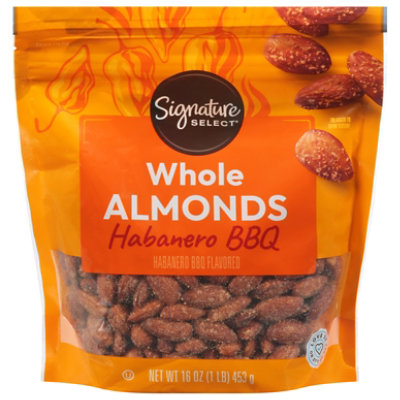 Signature SELECT Almonds Habanero Bbq Whole - 16 Oz - Image 1