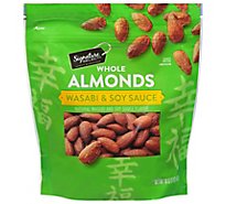 Signature Select Almonds Wasabi & Soy Whole - 16 Oz