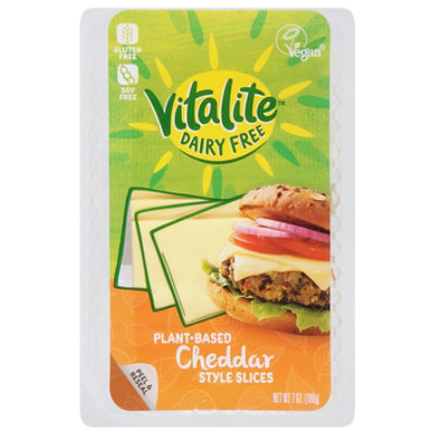 Vitalite Plant Based Yellow Cheddar Slice - 7 Oz - Image 3