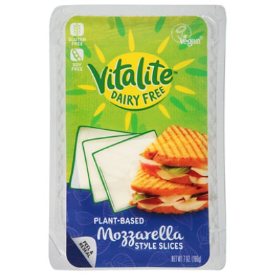 Vitalite Plant Based Slice Mozzarella - 7 Oz - Image 3