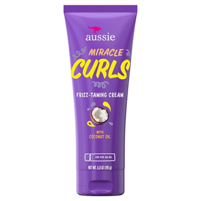 Aussie Miracle Curls Frizz Taming Curl Cream with Coconut & Jojoba Oil - 6.8 Fl. Oz. - Image 8