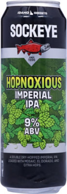 Sockeye 19.2Oz Cn Hopnoxious Imperial Ipa - 19.2 Fl. Oz. - Image 4