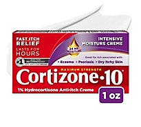 Cortizone 10 Intensive Moisture Cream Tube - 1 Oz