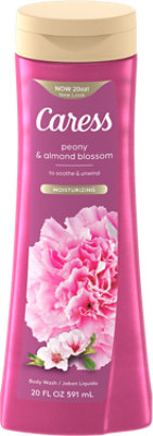 Caress Peony Almond Blossom Body Wash - 4-20 Fl. Oz. - Image 1
