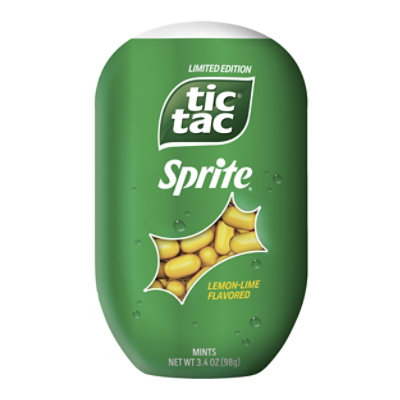 Tic Tac Sprite Lemon-Lime-Flavored On-The-Go Refreshment - 3.4 Oz - Image 1