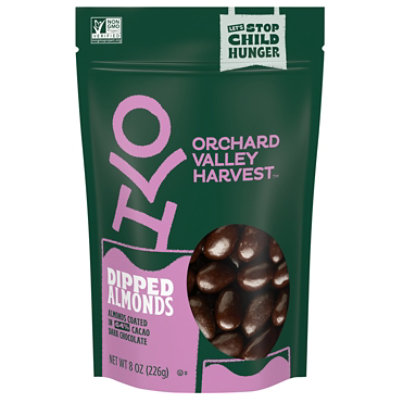 Orchard Valley Harvest Dark Chocolate Dipped Almonds - 8 Oz - Image 3