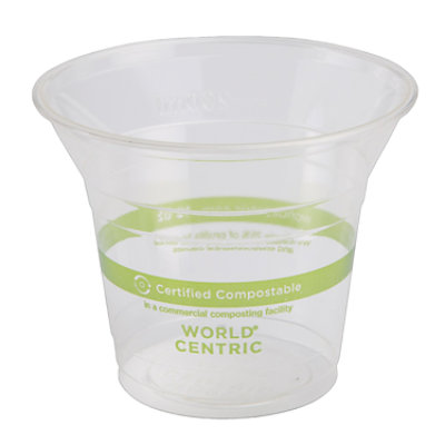 World Centric 10oz Clear Cups - 20 Count