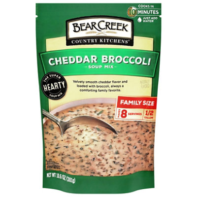 Bear Creek Country Kitchens Cheddar Broccoli Soup Mix Family Size - 10.6 Oz - Image 3