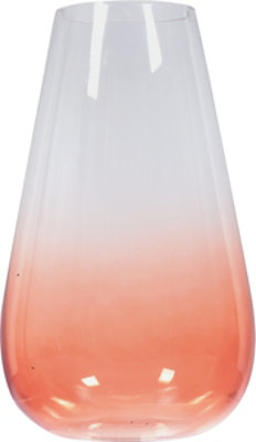 Debi Lilly Design Vibrant Teardrop Large Peach Amber Vase - Each - Image 4