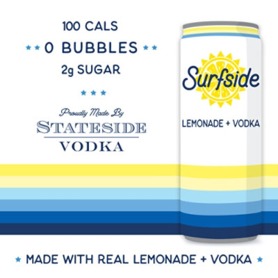 Surfside Vodka Lemonade   Cans - 4-355 ML - Image 2