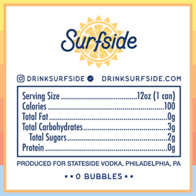 Surfside  Vodka Peach Iced Tea  Cans - 4-355 ML - Image 4