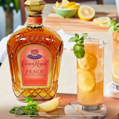 Crown Royal Peach 1.75 Liter - 1.75 LT - Image 1