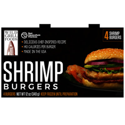 Wild Grill Shrimp Burger - 12 Oz - Image 1