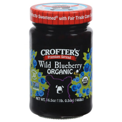 Crofters Spread Wild Blueberry Organic - 16.5 OZ - Image 3