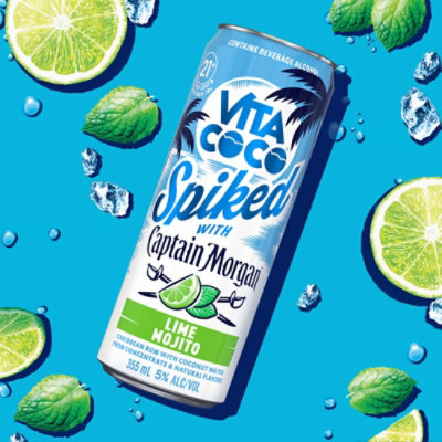 Vita Coco Spiked With Captain Morgan Lime Mojito - 4-12 Fl. Oz. - Image 3