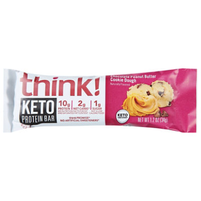 Think Keto Chocolate Peanut Butter Cookie Dough - Each - Image 1