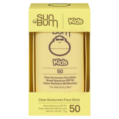 Sun Bum Kids Spf 50 Face Stick - 0.53 OZ - Image 2