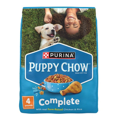 Purina Puppy Chow Pet Food Dry - 4 LB - Image 1