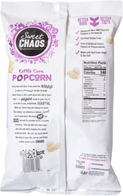 Sweet Chaos Popcorn Kettle Corn - 7 OZ - Image 6