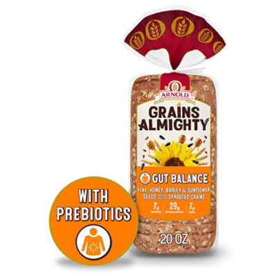 Arnold Grains Almighty Gut Balance Bread 20 Oz - 20 OZ - Image 1