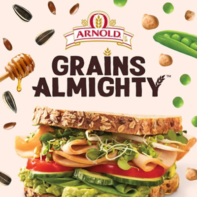 Arnold Grains Almighty Gut Balance Bread 20 Oz - 20 OZ - Image 3