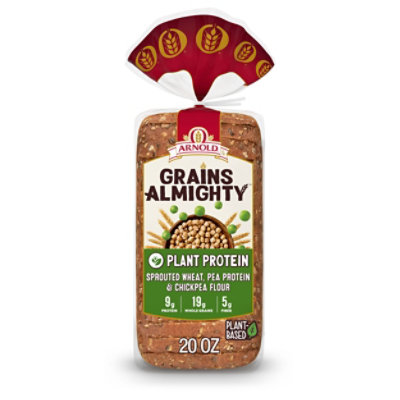 Arnold Grains Almighty Plant Protein Thin Sliced Bread - 20 OZ - Image 1