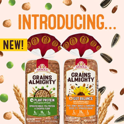 Arnold Grains Almighty Plant Protein Bread 20 Oz - 20 OZ - Image 2